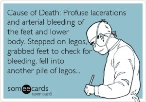 death by Legos