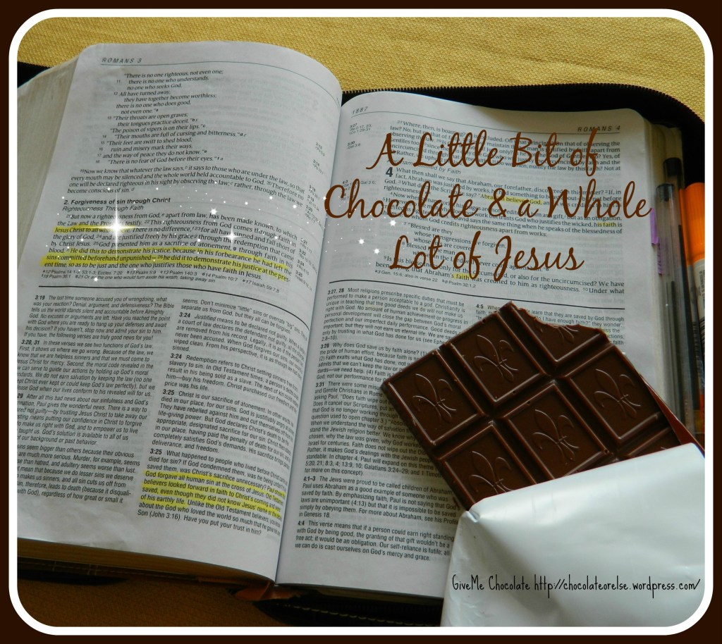 A Little Bit of Chocolate and a Whole Lot of Jesus&nbsp;3/23/2014