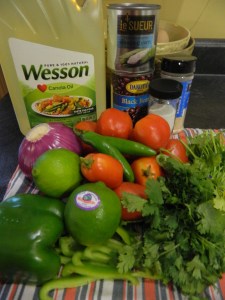 Fresh ingredients