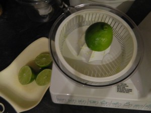 Limes juiced