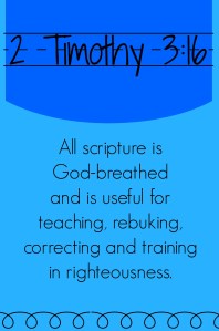 Weekly Scripture Memorization