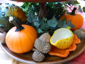 Bottom tier - Fall decor
