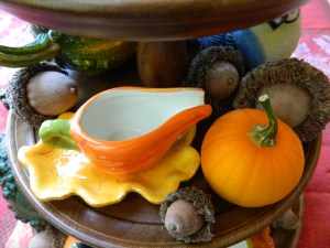 Middle tier -Fall decor