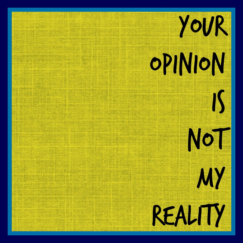 Your opinion